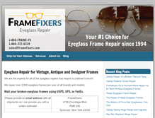 Tablet Screenshot of framefixers.com